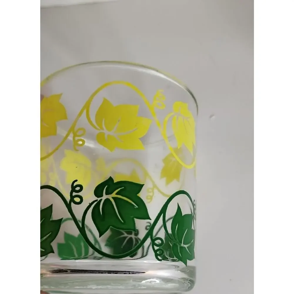 VTG Hazel Atlas Glass Sour Cream 4